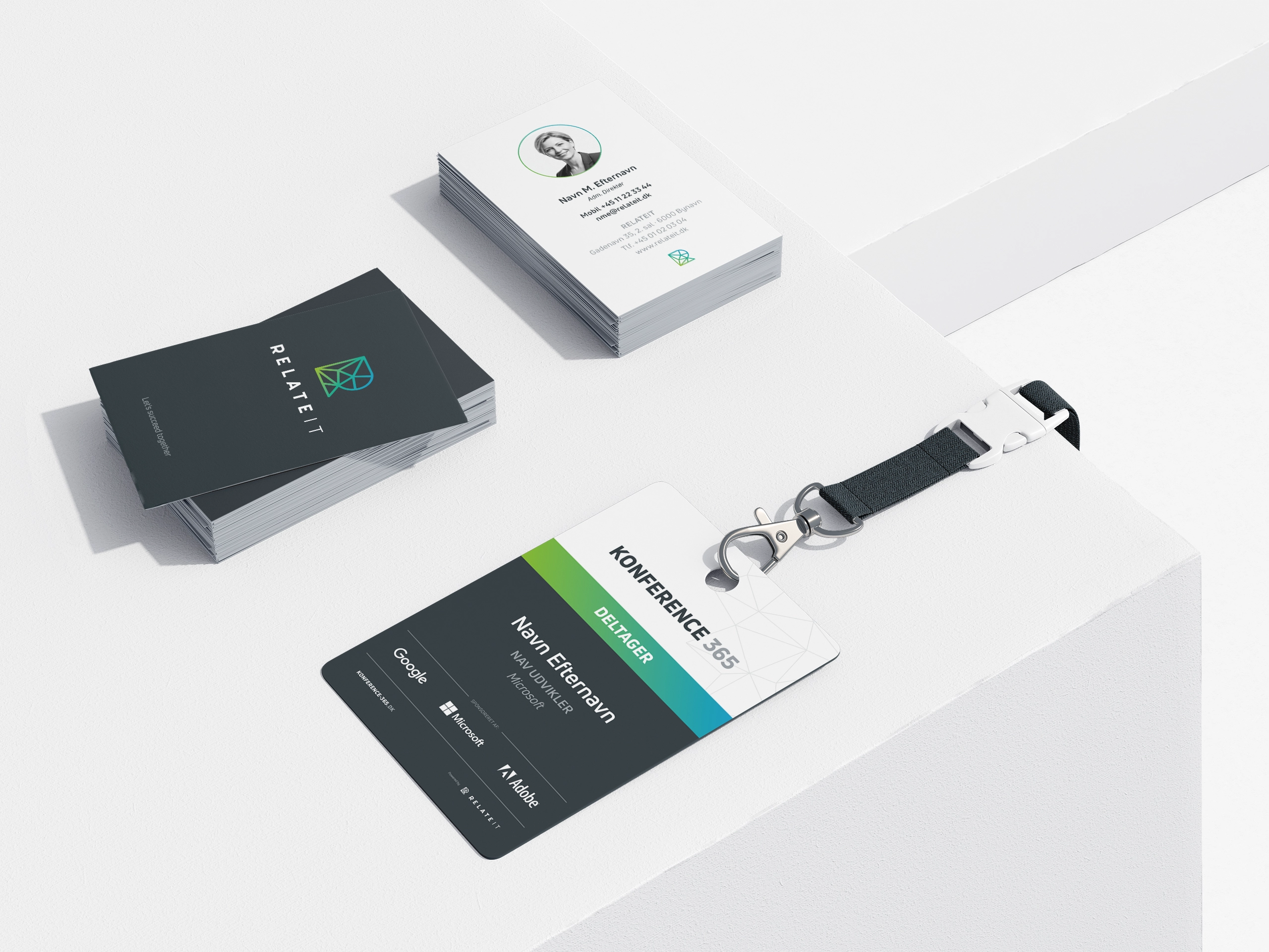 RelateIT visikort og ID kort